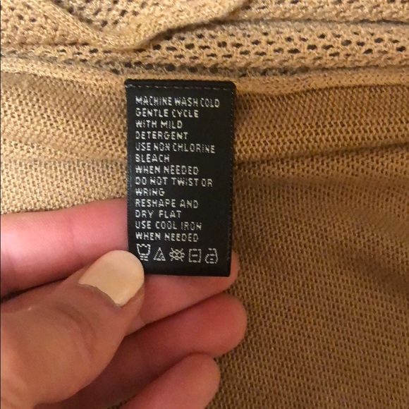 Camel waterfall cardigan - Picture 4 of 4